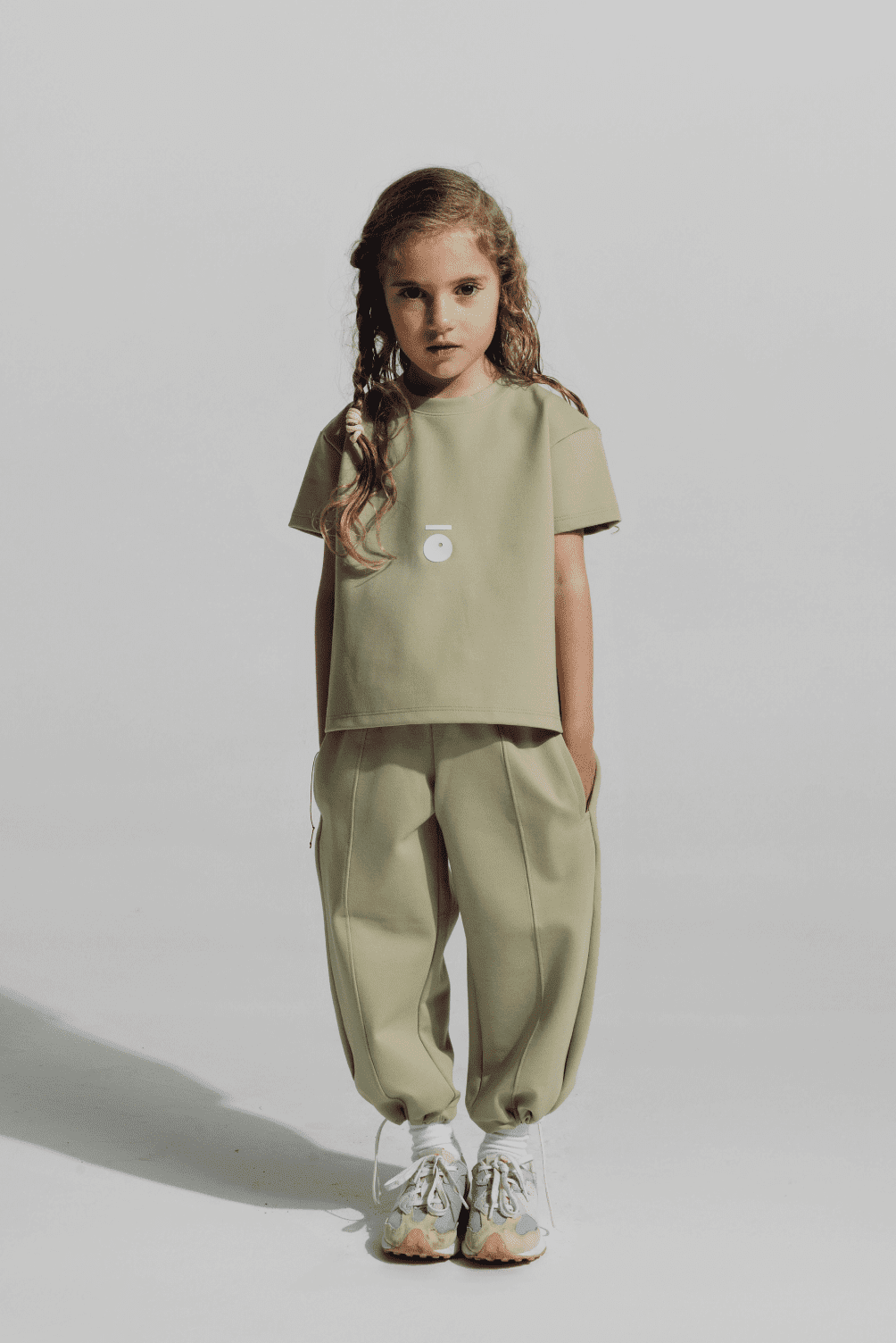 Pantalón recto Bota ajustable Creamy Pistacho