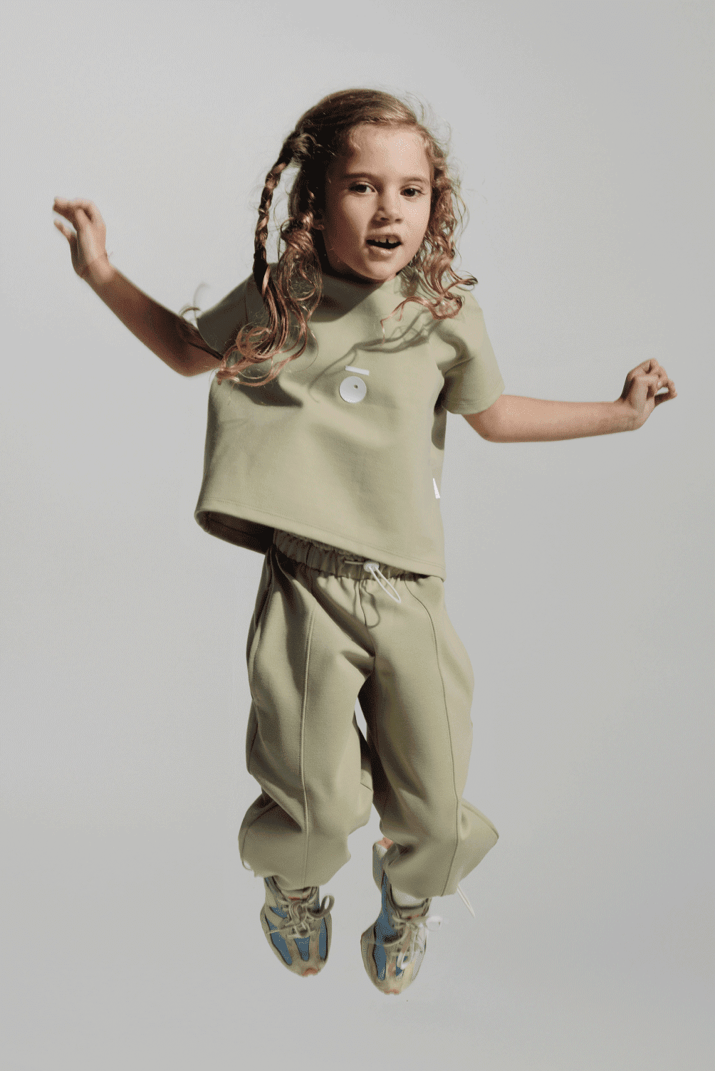 Pantalón recto Bota ajustable Creamy Pistacho