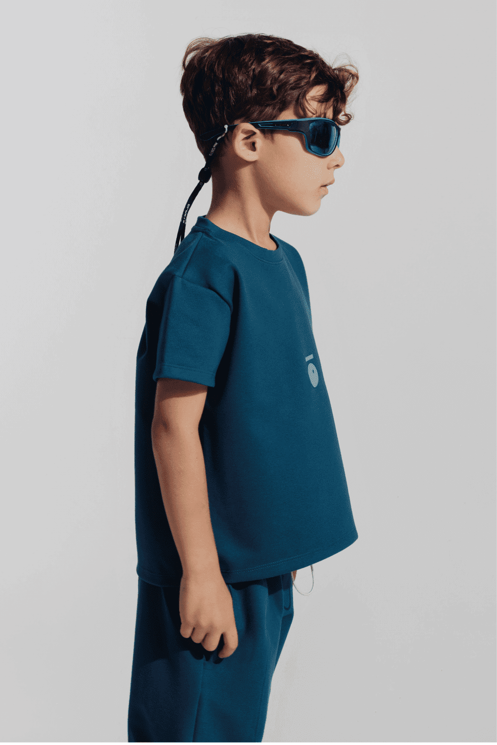 Box-Shirt Latte Azul Nocturno