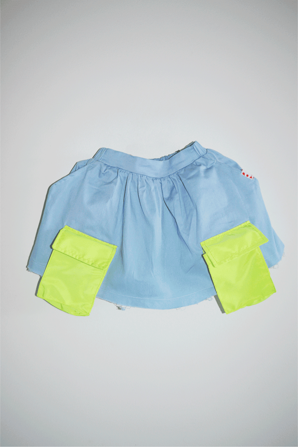 FALDA AZUL ANIMADORA