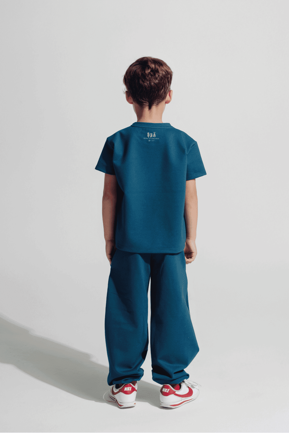 Pantalón recto Bota ajustable Azul