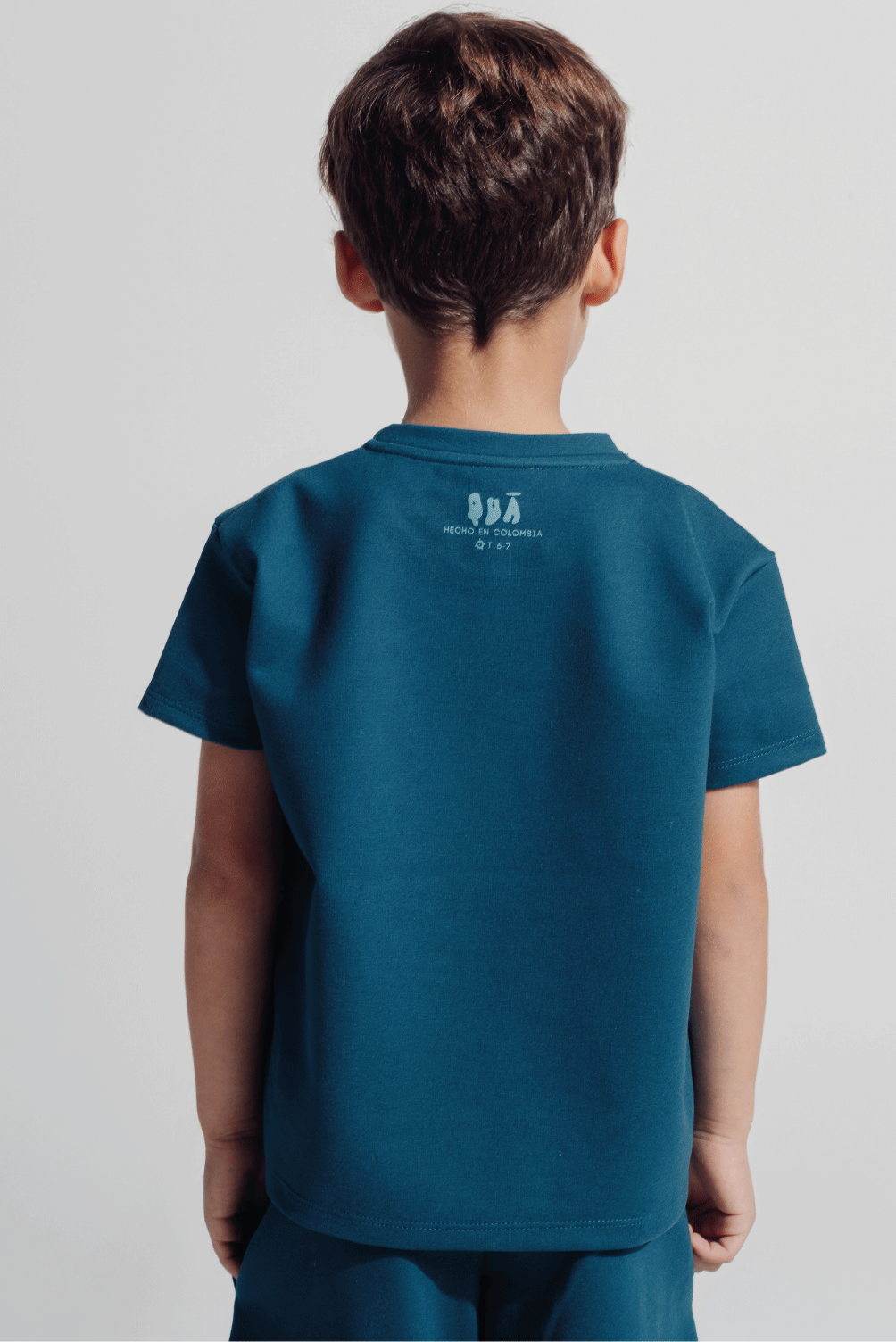 Box-Shirt Latte Azul Nocturno